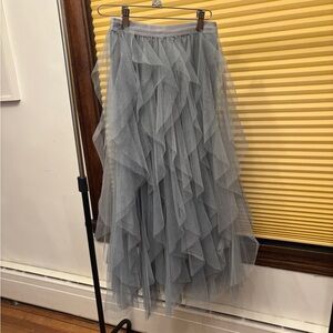 Tulle Skirt in Gray